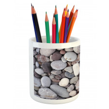 Sea Elements Pile of Stones Pencil Pen Holder