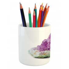 Crystal Like Lavender Hues Pencil Pen Holder