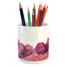 Outlined Sketch Drawing Pencil Pen Holder