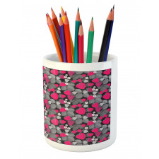 Strawberries Flowers Pencil Pen Holder