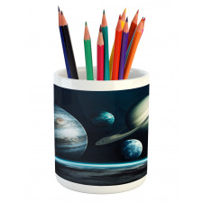 Planets of the Solar System Pencil Pen Holder