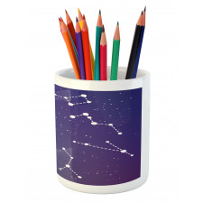 Cassiopeia Constellations Pencil Pen Holder