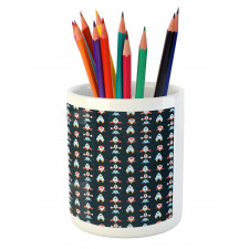 Varieties of Space Rockets Pencil Pen Holder