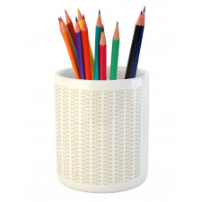 Little Triangles Artwork Pencil Pen Holder