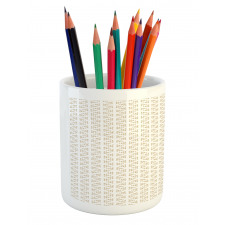 Little Triangles Artwork Pencil Pen Holder