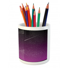 Night Silhouette Star Pencil Pen Holder