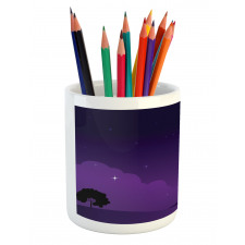 Nightfall with the Moon Pencil Pen Holder