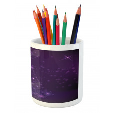 Merry Christmas Text Pencil Pen Holder