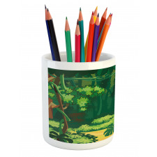 Outdoor Scene Exotic Pencil Pen Holder