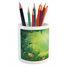 Cartoon Vivid Scene Pencil Pen Holder