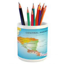 Cities in America Pencil Pen Holder