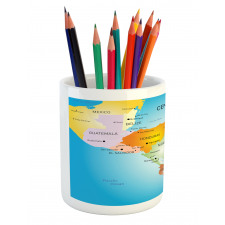 Cities in America Pencil Pen Holder