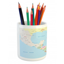 Caribbean Islands Pencil Pen Holder