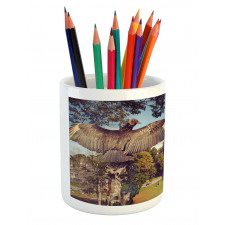 Neophron in Tikal Pencil Pen Holder