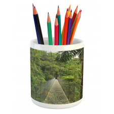 Bridge in Forest Pencil Pen Holder