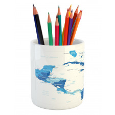 Detailed Mapping Pencil Pen Holder