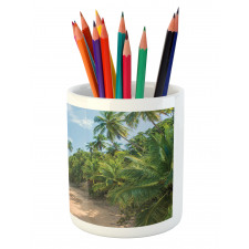 Wild Tropical Beach Pencil Pen Holder