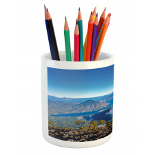 Lake Atitlan View Pencil Pen Holder