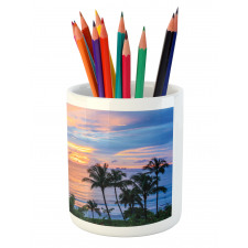 Serene and Tropical Pencil Pen Holder