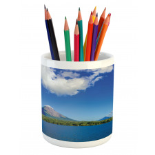 Ometepe Island Shot Pencil Pen Holder