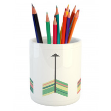 Colorful Symbol Illustration Pencil Pen Holder