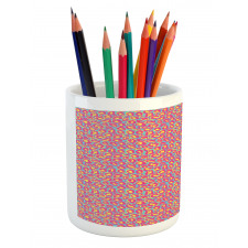 Bold Funky Blobs and Stains Pencil Pen Holder