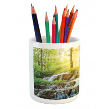 Deep Forest with Stream Pencil Pen Holder