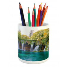 Many Small Waterfalls Photo Pencil Pen Holder