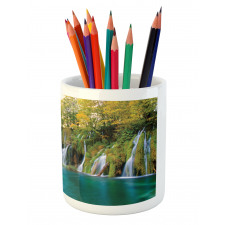 Many Small Waterfalls Photo Pencil Pen Holder