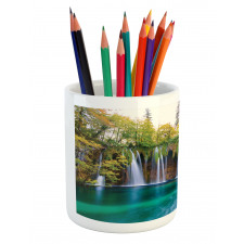 Many Small Waterfalls Photo Pencil Pen Holder