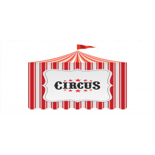 Circus Tent Flagpole Pencil Pen Holder