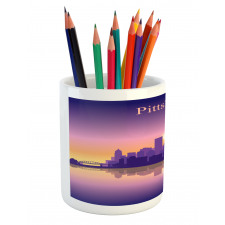 Reflection of City Pencil Pen Holder