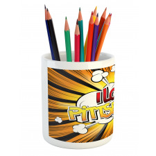 Comic Calligraphy Pencil Pen Holder