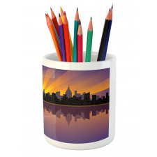 Manhattan from the East River Pencil Pen Holder