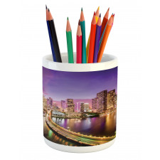 Shot of Florida Miami Downtown Pencil Pen Holder