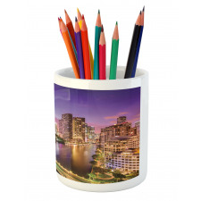 Shot of Florida Miami Downtown Pencil Pen Holder