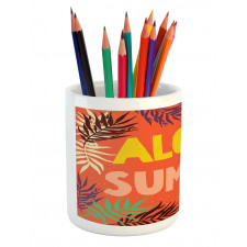 Aloha Summer Exotic Style Pencil Pen Holder