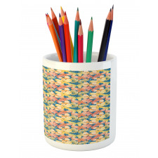 Butterflies and Floral Pencil Pen Holder