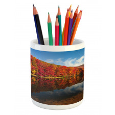 National Forest Scenery Pencil Pen Holder