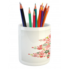 High Detailed Motifs Pencil Pen Holder