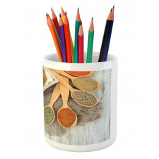 Box Design of Spices Shot Pencil Pen Holder