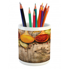 Saffron Turmeric Cinnamon Pencil Pen Holder