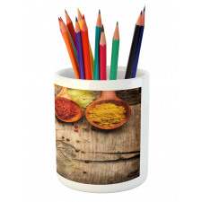 Saffron Turmeric Cinnamon Pencil Pen Holder