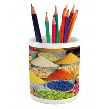 Group of Organic Herbal Items Pencil Pen Holder