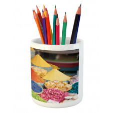 Group of Organic Herbal Items Pencil Pen Holder