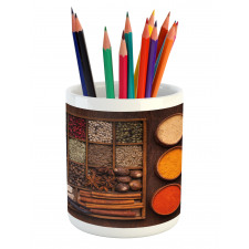 Peppers Cardamom Chili Cloves Pencil Pen Holder