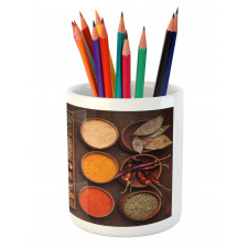 Peppers Cardamom Chili Cloves Pencil Pen Holder