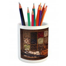 Peppers Cardamom Chili Cloves Pencil Pen Holder