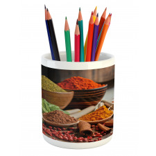 Varieties of Organic Items Pencil Pen Holder