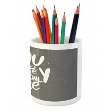 Romantic Lettering Art Pencil Pen Holder